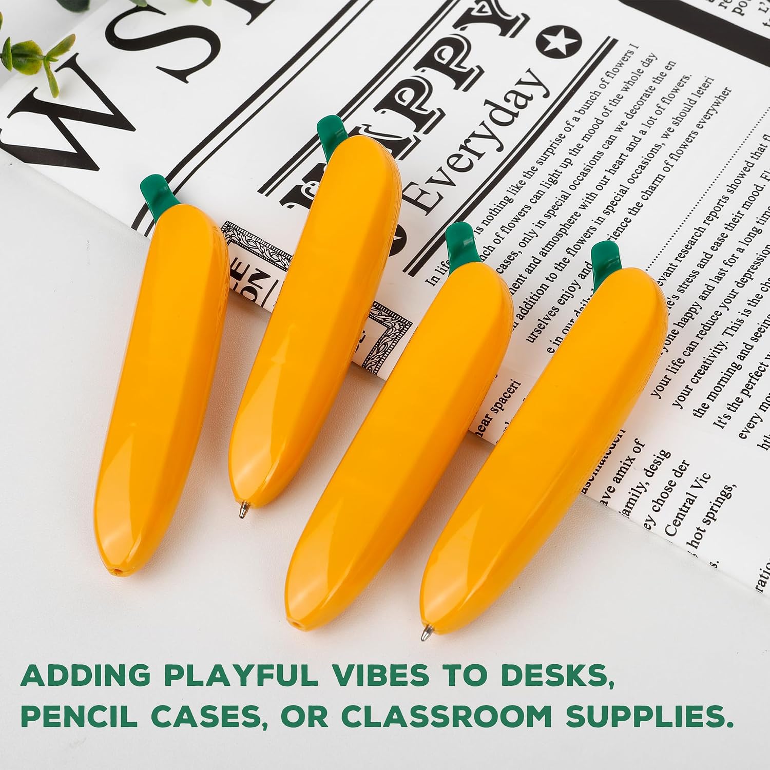 10-Pack Banana-Shaped Ballpoint Pens image 5