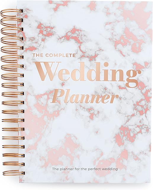 [New] Wedding Planner Rose Gold - UK Bridal Planning Book & Organising Diary, Engagement Gift,Countdown Calendar, Journal
