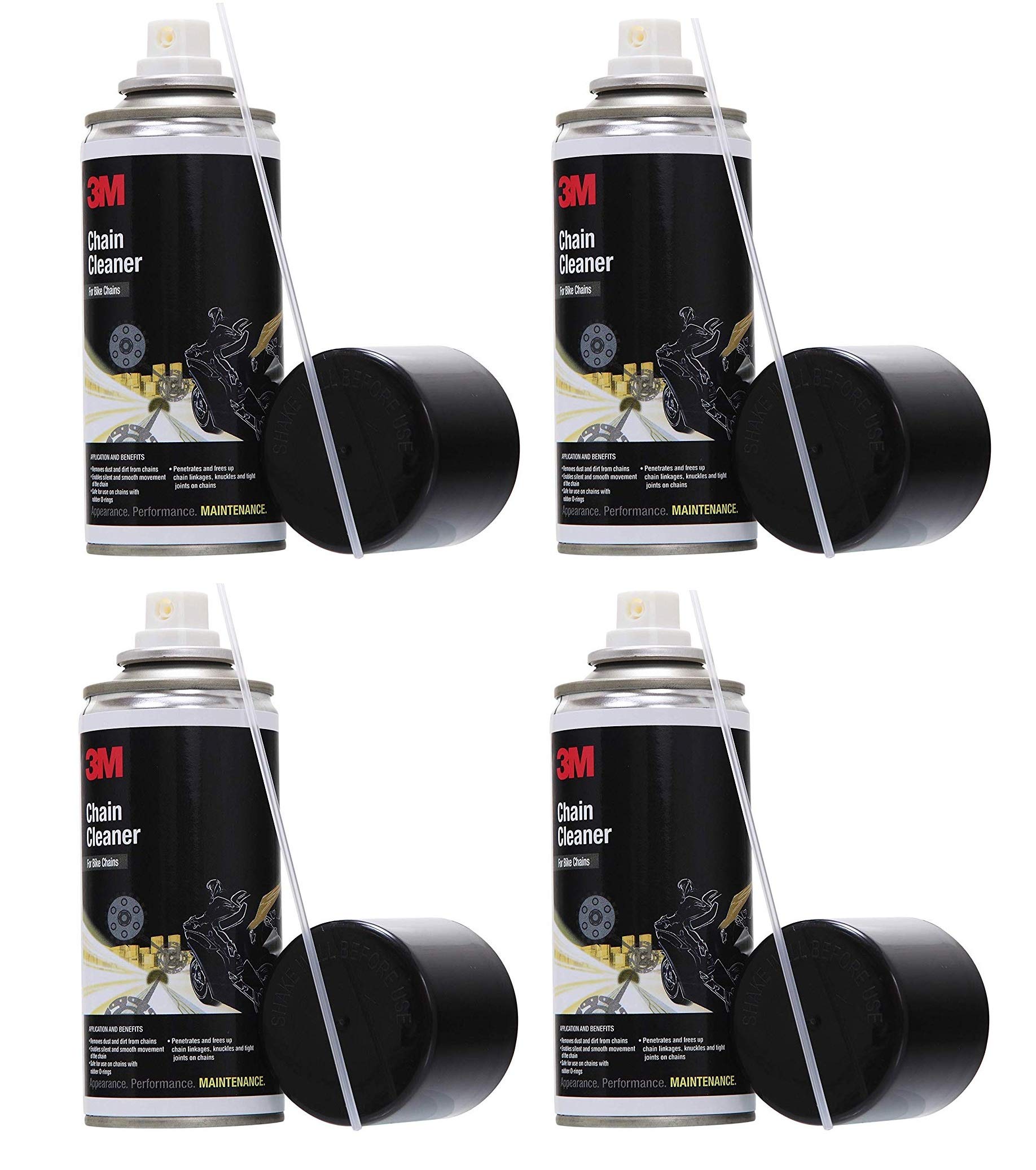 3M Chain Cleaner for Bikes Chains, Dirt and Grease Remover Spray (75g Each, Pack of 4)-picture-27
