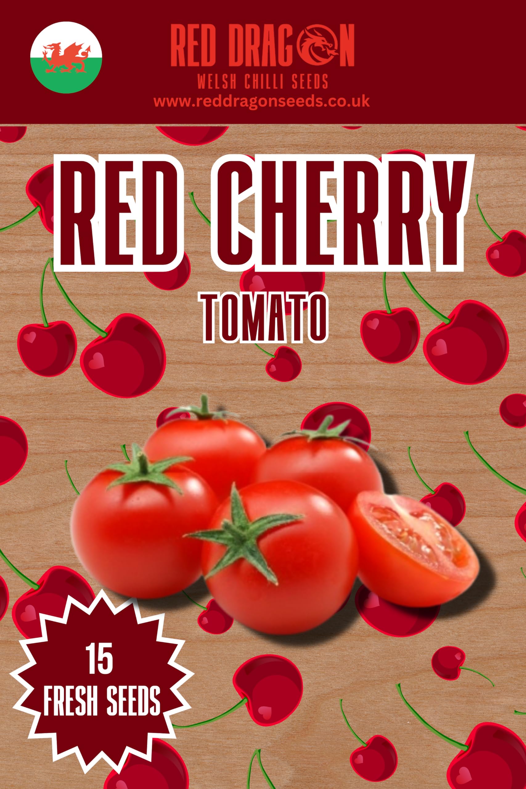 Red Cherry Tomato Seeds - 15 Fresh Seeds โ image 1