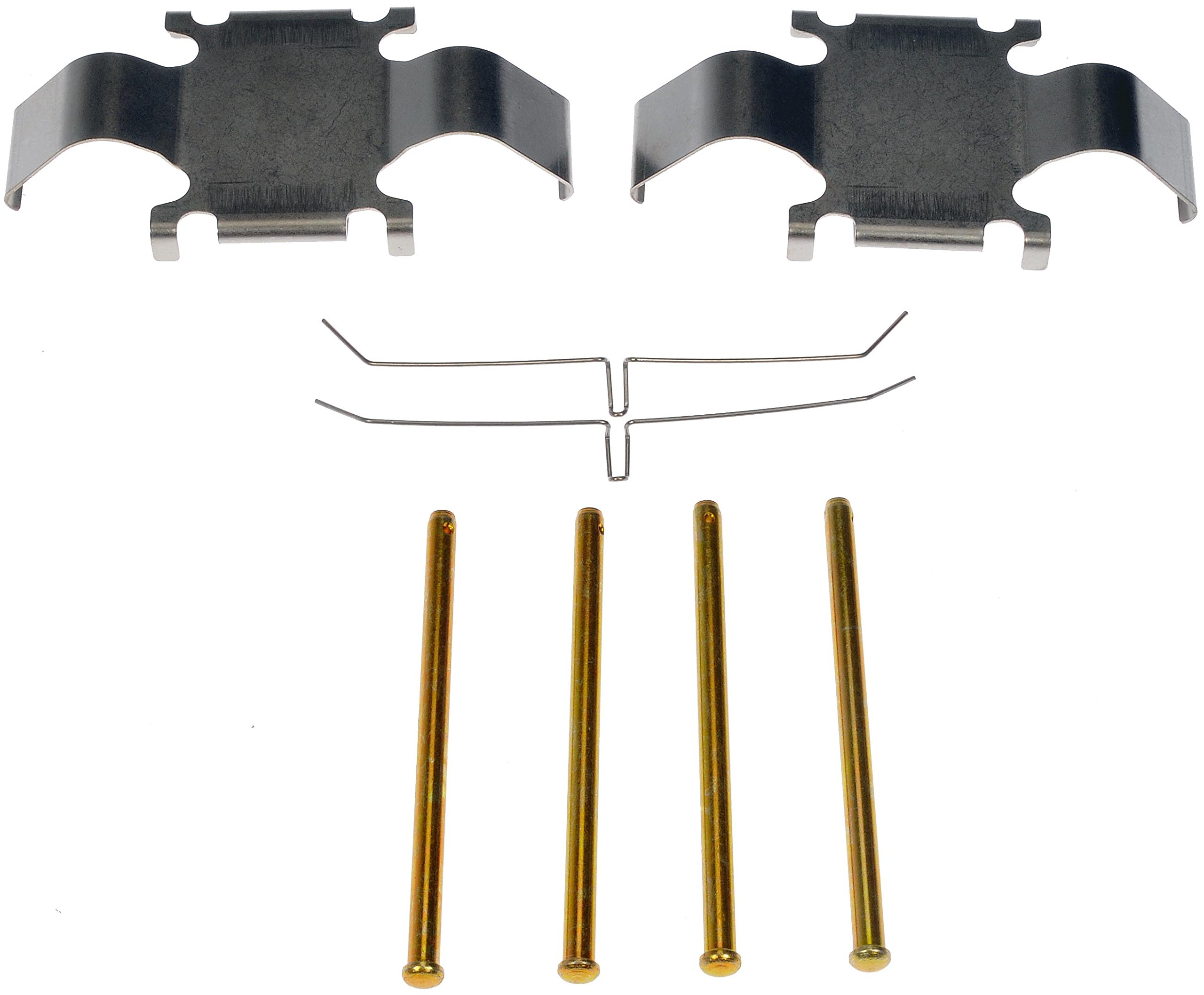 Disc Brake Hardware Kit - Disc Brake Hdwe Kit - Disc Brake Hardware Kit - Brake Bolt Kit - This disc brake hardware kit is designed to match the original hardware required to repair the disc brake on specified vehicles. Made of quality components, this kit is engineered for reliable performance and durability. - Ford Mustang 2017-15 - Dorman HW6172 Front Disc Brake Hardware Kit Compatible with Select Ford Models