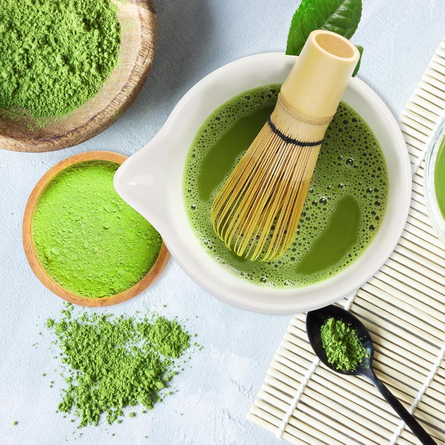 Jognee miseczka do matchy z ceramiki, tradycyjna miseczka do herbaty matcha, 560ml miseczka do matchy Chawan, miseczki do herbaty do biura, kawiarni, prezent dla przyjaciół