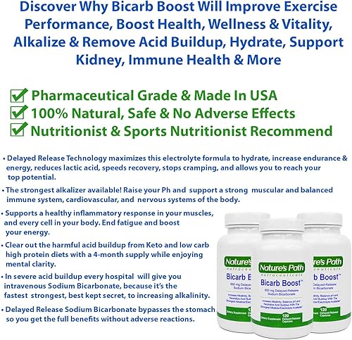 Miniatura 2 de Suplemento de electrolito alcalino más fuerte y píldoras de electrolito de ceto, tabletas de sal hidratación y rehidratación, DR Bicarbonato de