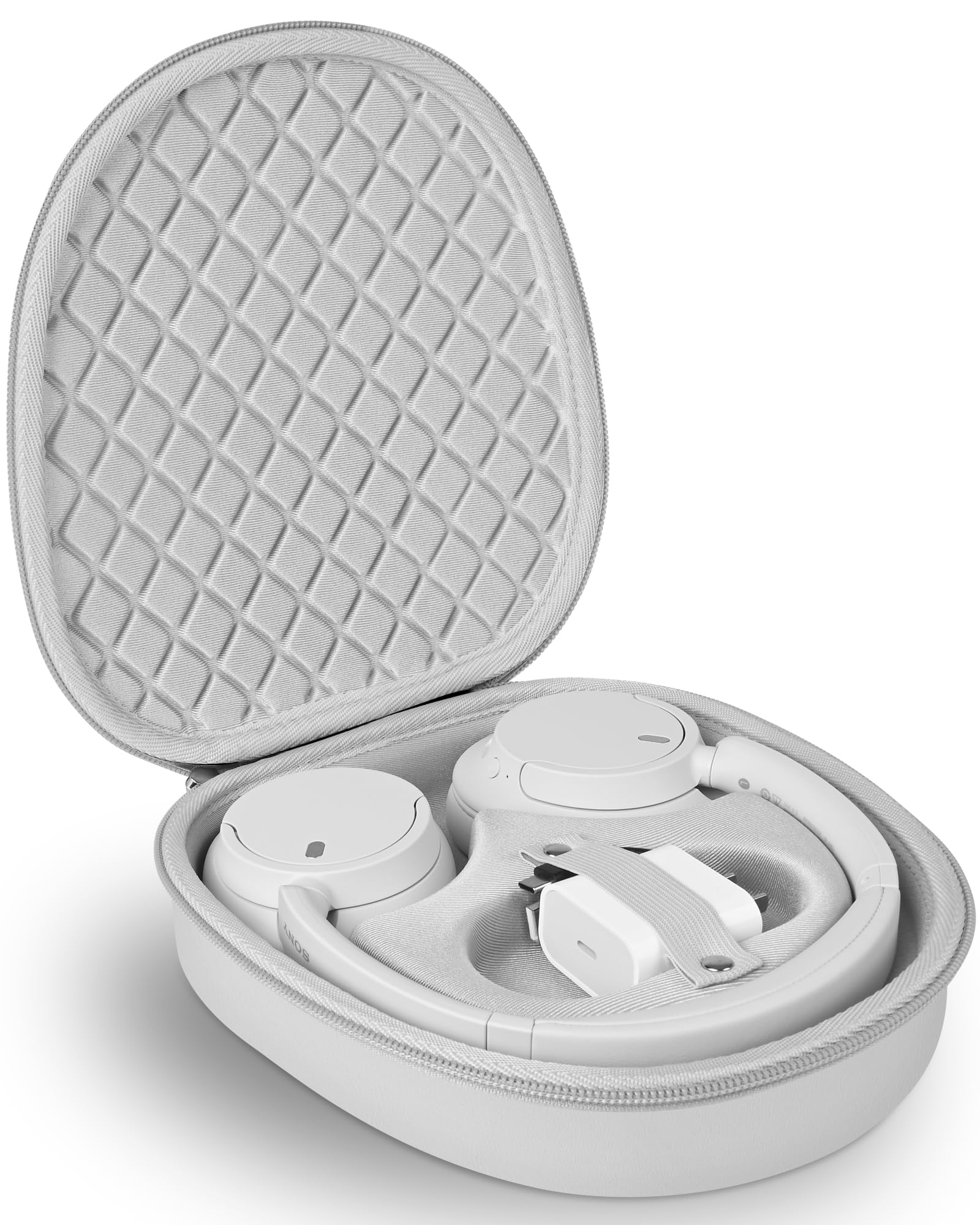 Photo 1 of Headphone Case for Sony WH-CH720N Soundcore by Anker Q20i, Hard Portable Over Ear Headphone Carrying Case, Wireless Headphone Storage Protective Case for Travel Home (Grey)