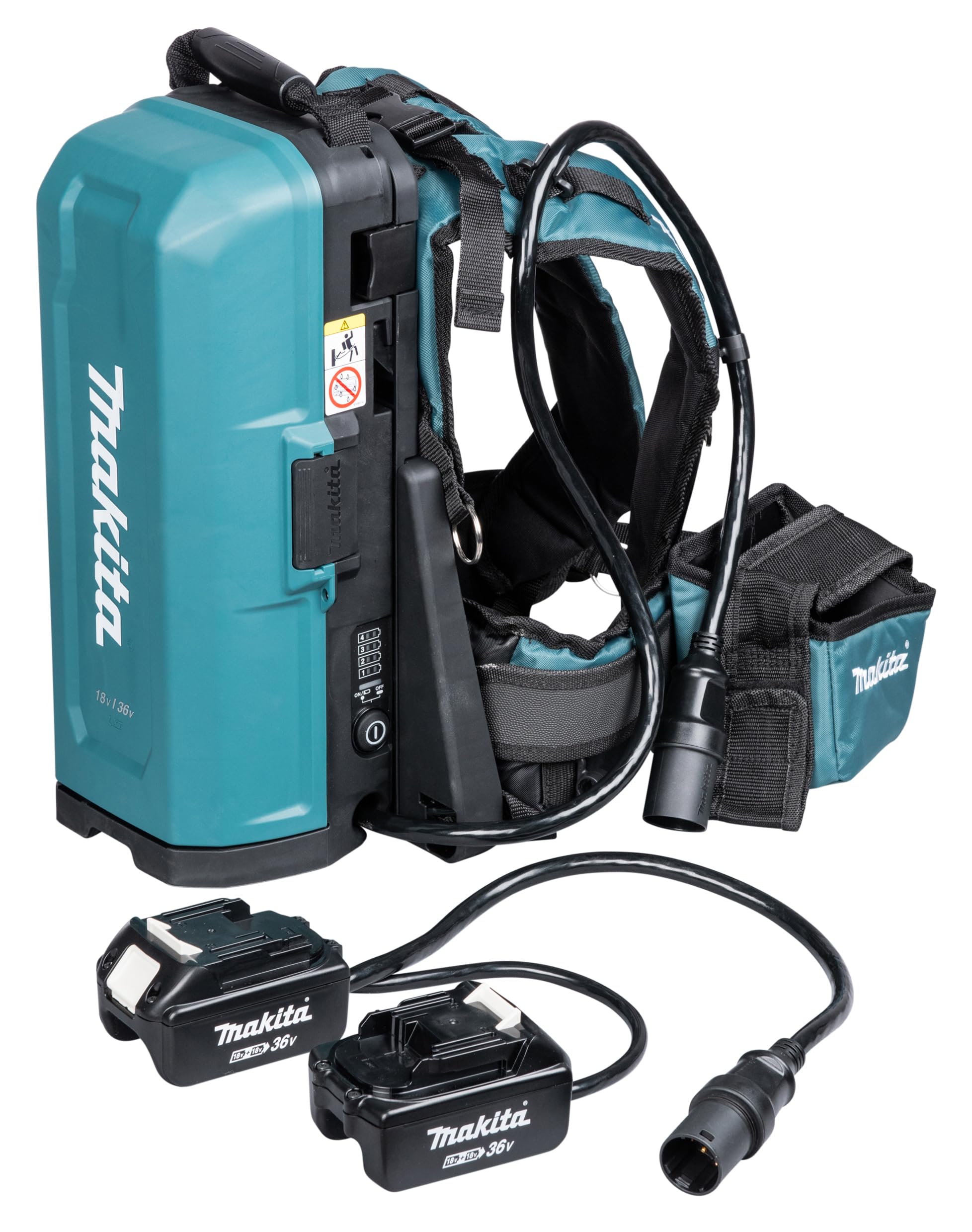 Amazon | マキタ ポータブル電源 18V ブルー/ブラック 191A59-5