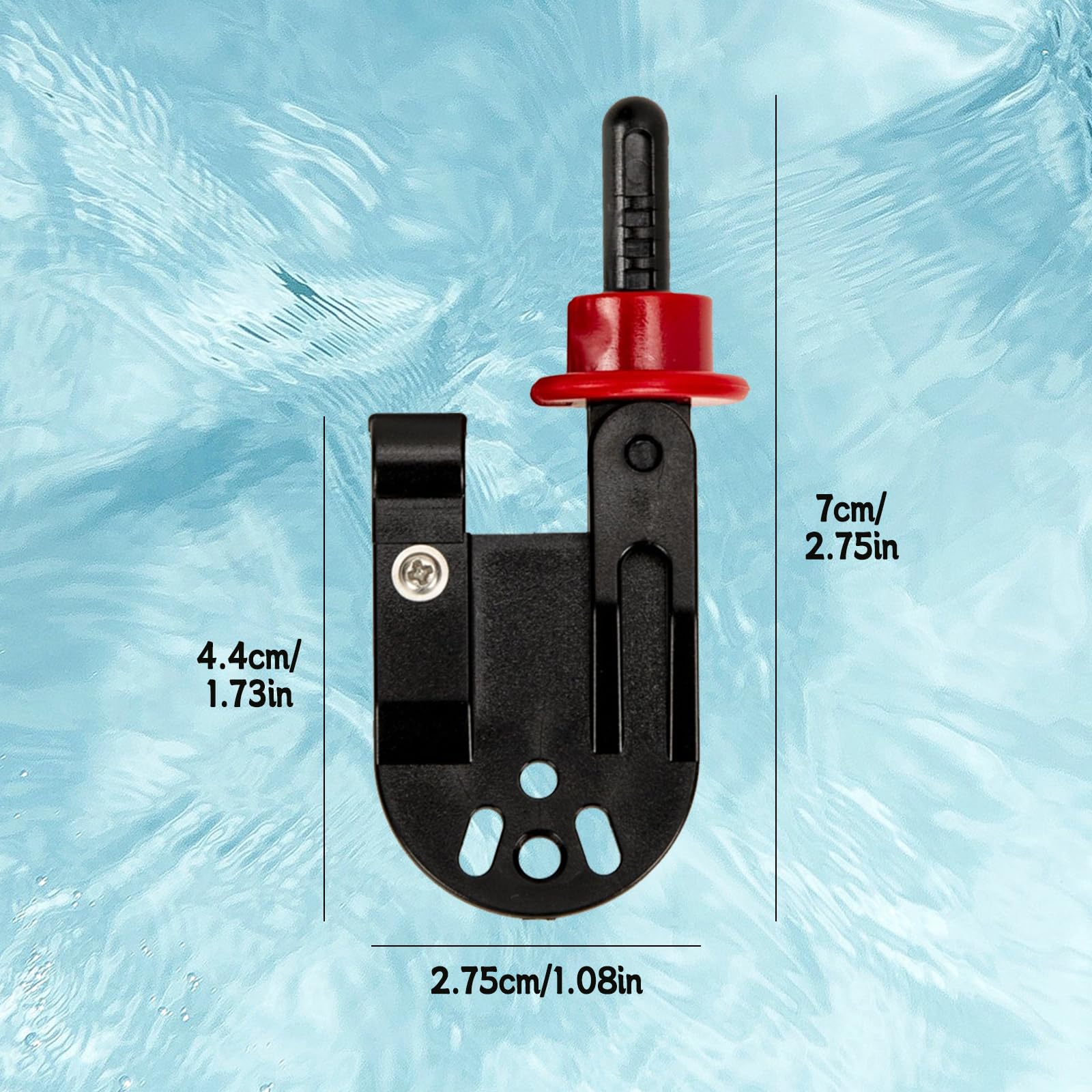 SWTHM 10Pcs Planer Board Release Clips, Tension Snap Release Clips Fishing in-line Side Clip for Offshore Tackles Downrigger Trolling Fishing Release Clips