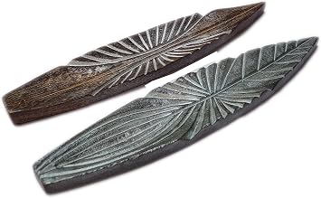 Antique Style Handmade Wood 11 inch Incense Stick Holder Agarbatti Stand Pooja Accesories Set of 4