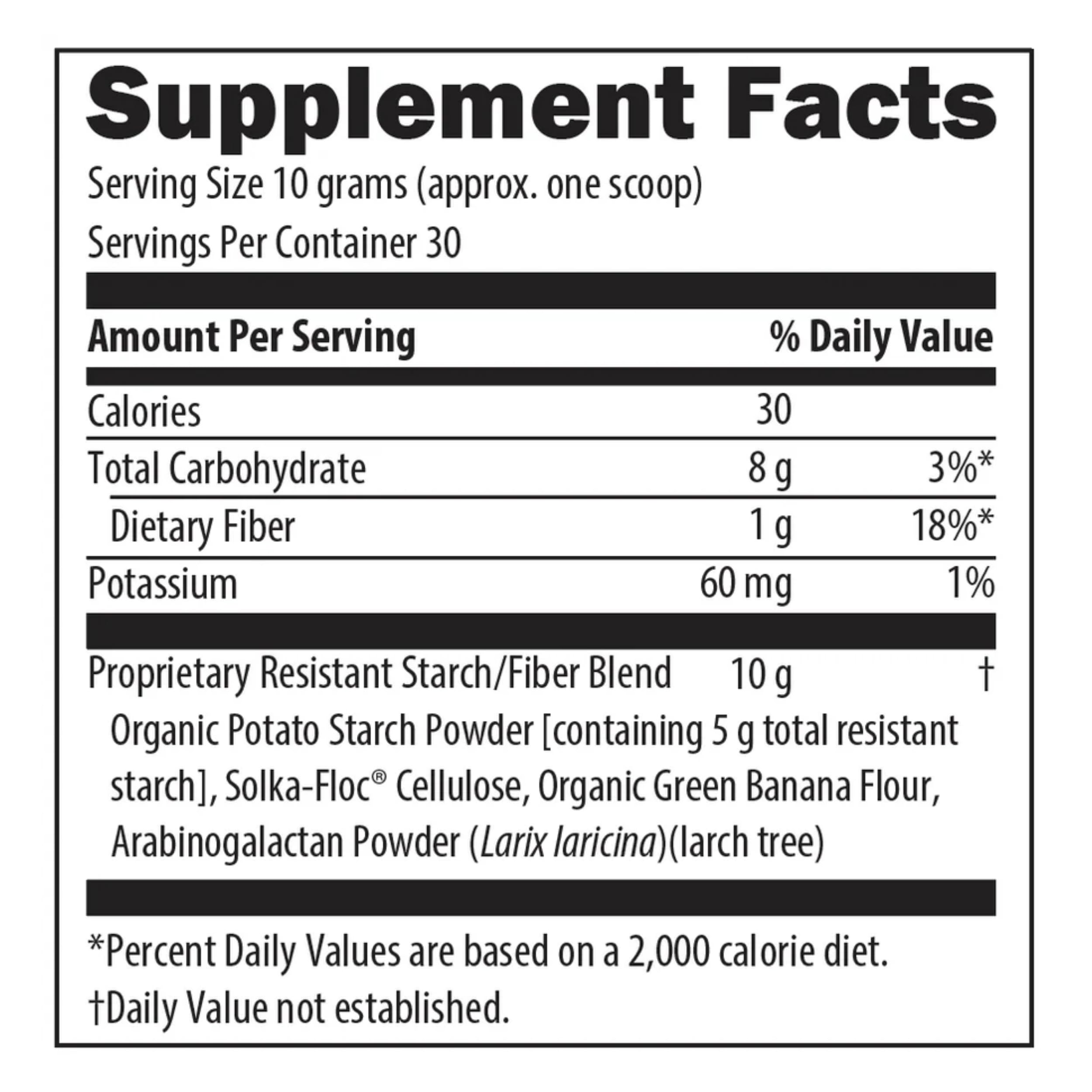 Dr. Christianson RS Complete - RS2 Resistant Starch Supplement Powder with Organic Green Banana Flour - Non-GMO + Dairy-Free Fiber Powder Supplement - The Metabolism Reset Diet (30 Servings / 300g) — Amazon image 2