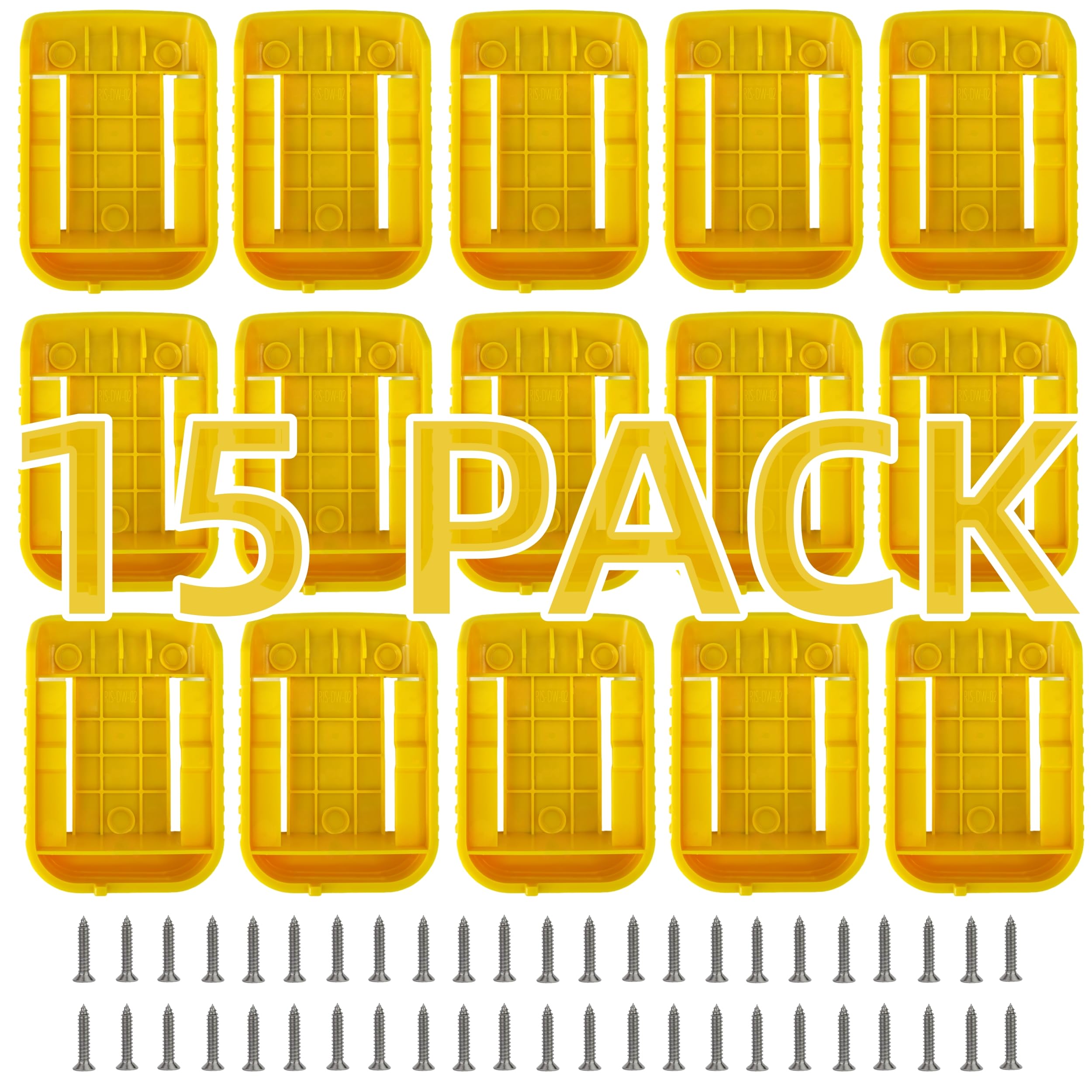 15 Pack Tool Holders Compatible with Dewalt 12V 20V Drill Tools with Screws — Amazon image 8