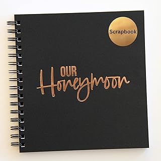 Our Honeymoon Journal, Honeymoon Scrapbook Album, 8.5