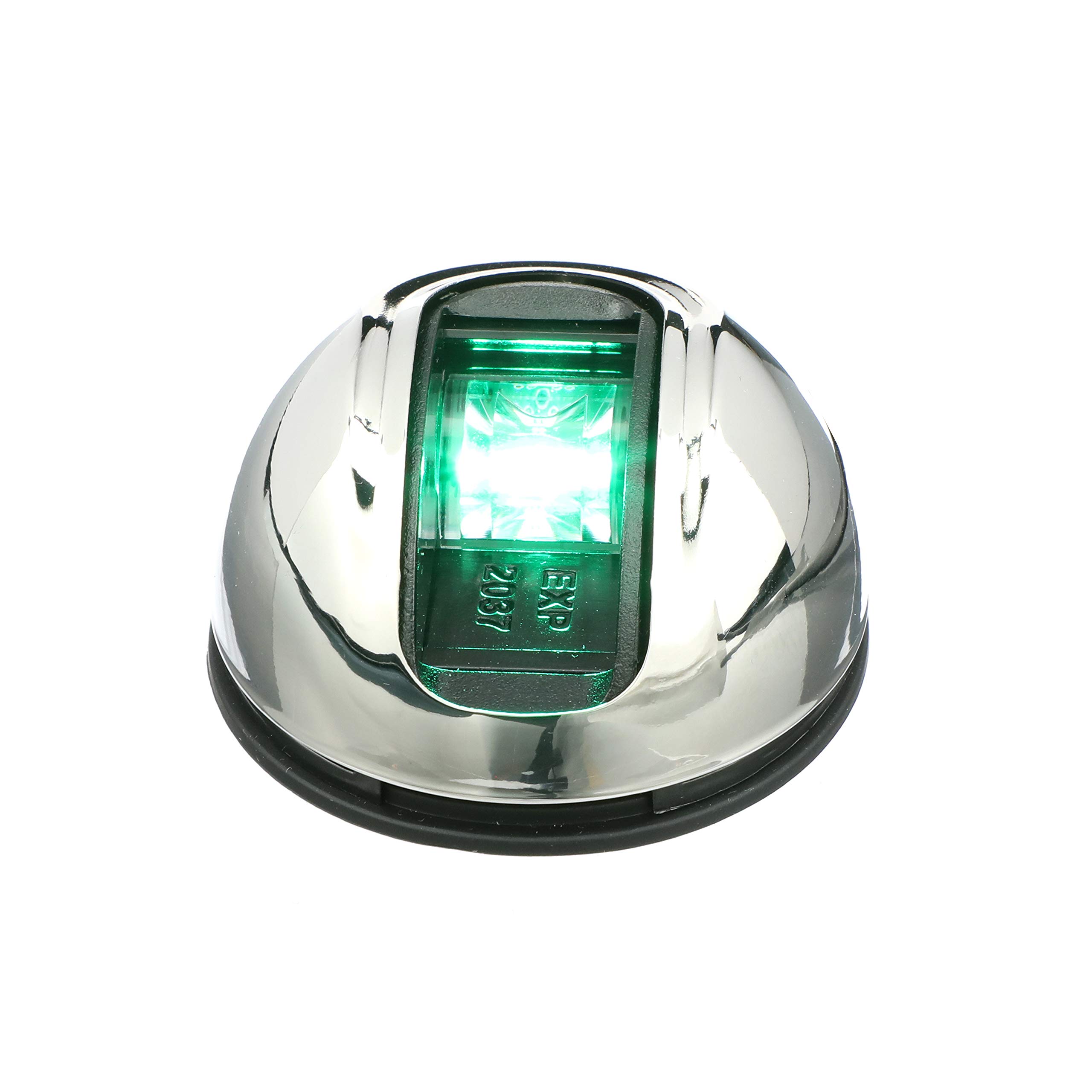 Attwood Stainless Steel Vertical Eliptical Red/green Starboard Light One Size