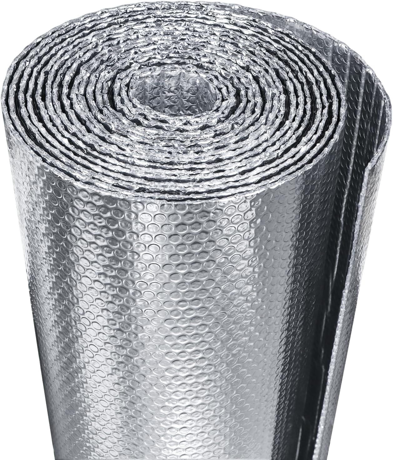 Reflective Bubble Window Insulation for Summer Heat, Sun Reflector for Windows, Insulation Roll for RV Window Insulation, 24"(W) x10 Ft (L) Window Insulation Kit, RV Windwow Coverings.