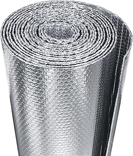 Reflective Bubble Window Insulation for Summer Heat, Sun Reflector for Windows, Insulation Roll for RV Window Insulation, 24"(W) x10 Ft (L) Window Insulation Kit, RV Windwow Coverings.