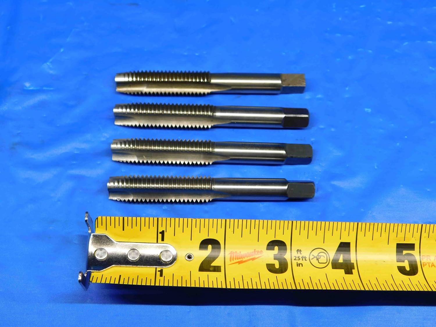 4 PCS Union Butterfield M12 X 1.75 D6 HSS Spiral Point TAP 3 Straight Flute 12 - BR3672AY3