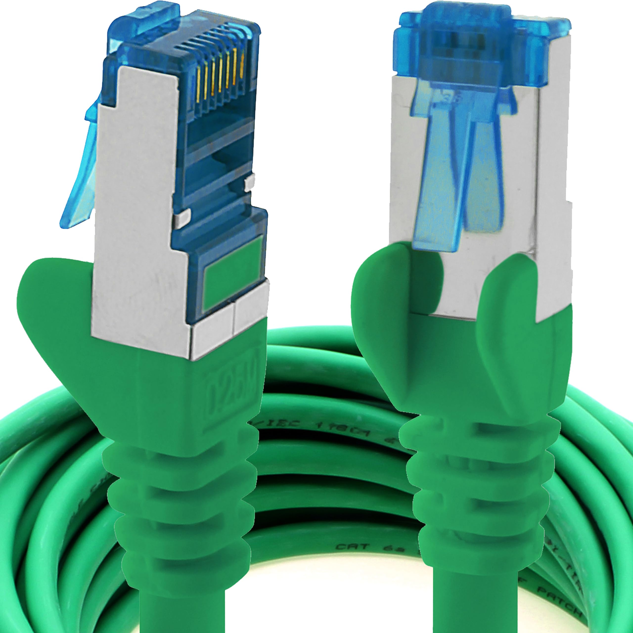 1aTTack.de 1aTTack 7937428 Netzwerkkabel 2 m CAT 6A, S/UTP (STP) grün - (2 m, CAT 6A, S/UTP (STP), RJ-45, RJ-45, grün) 1 Stück