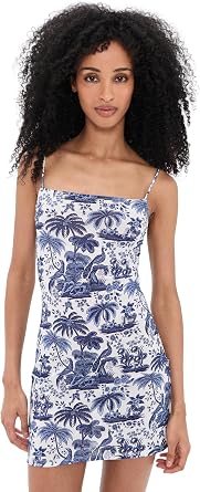 STAUD Womens Hastings Mini Dress
