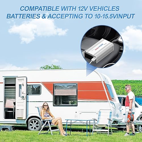 Miniatura 7 de Redodo Inversor de corriente para automóvil de 300 W, 12 V CC, adaptador de onda sinusoidal modificada de CA de 110 V-120 V, convertidor de salida