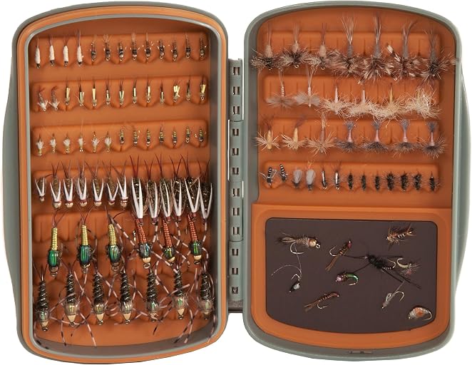 fishpond Tacky Pescador Fly Box - Small - MagPad - Smoke Grey | Fly Boxes for Fly Fishing | Waterproof Silicone Slit