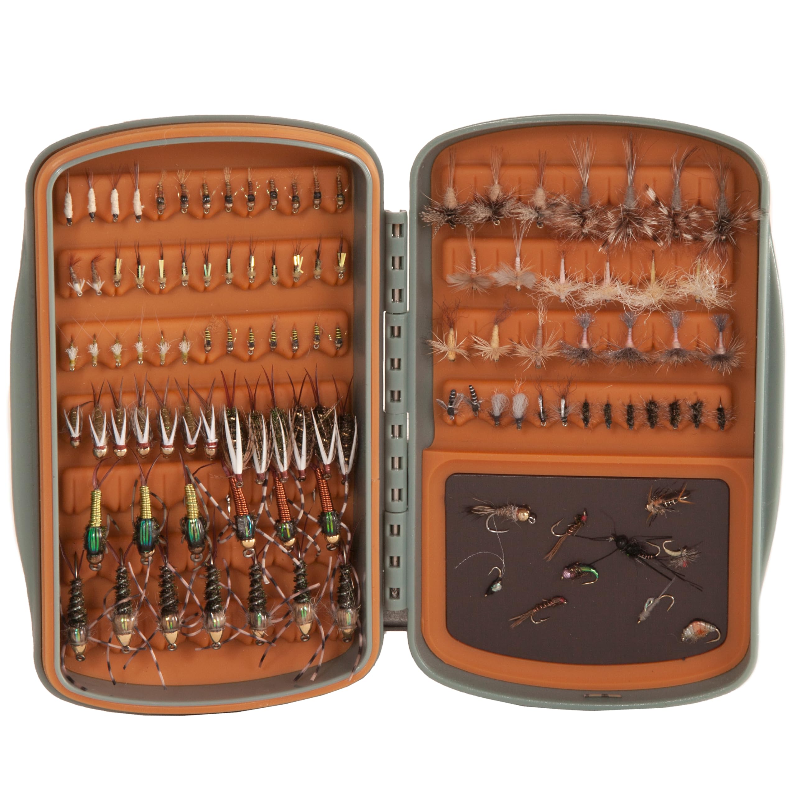 fishpond Tacky Pescador フライボックス Sサイズ マグパッド スモークグレー フライフィッシング用フライボックス 防水シリコンスリット