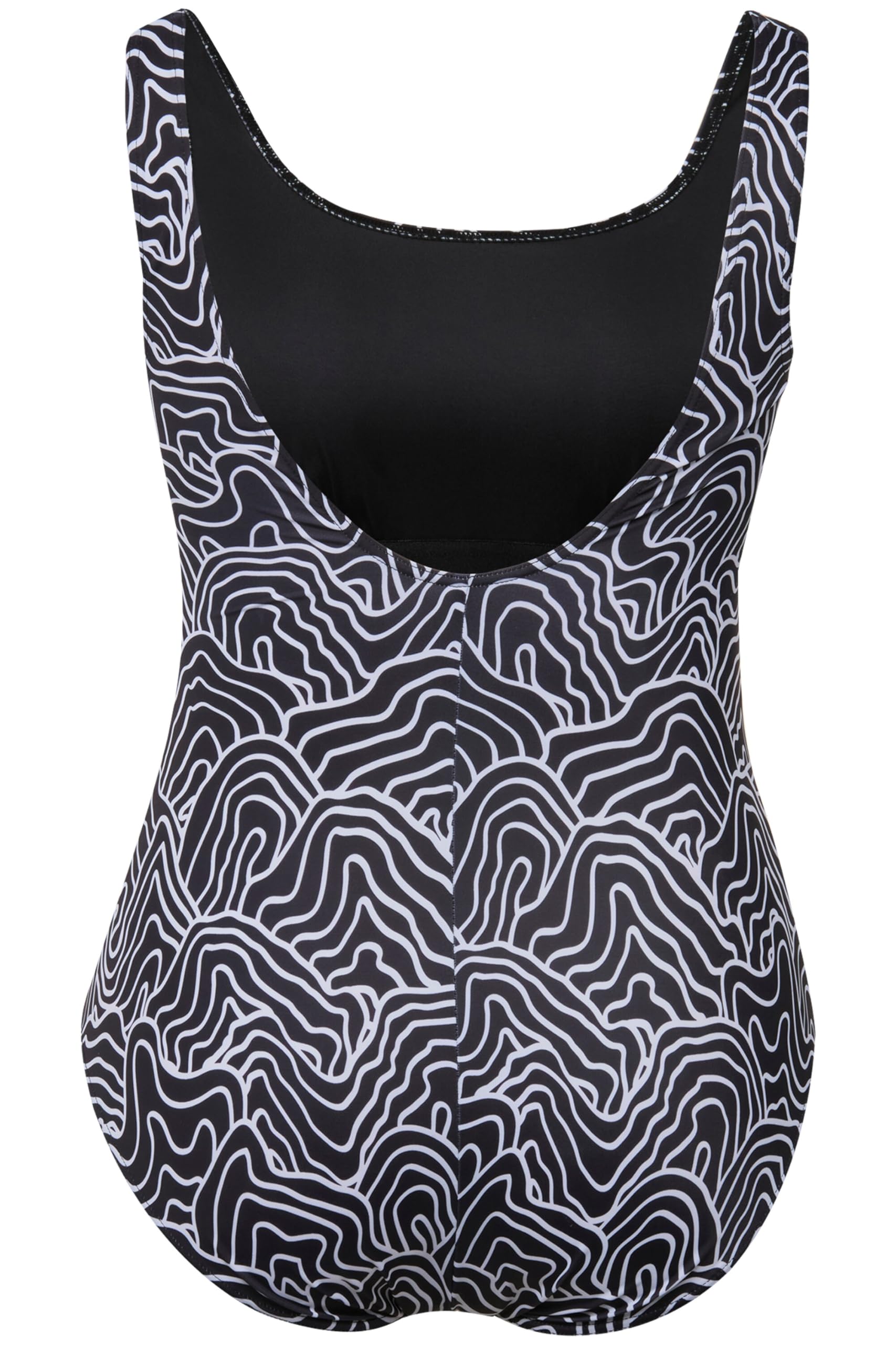 Ulla Popken Costume da Bagno Alice, Softline, Lines Costume Intero Donna (Pacco da 1)