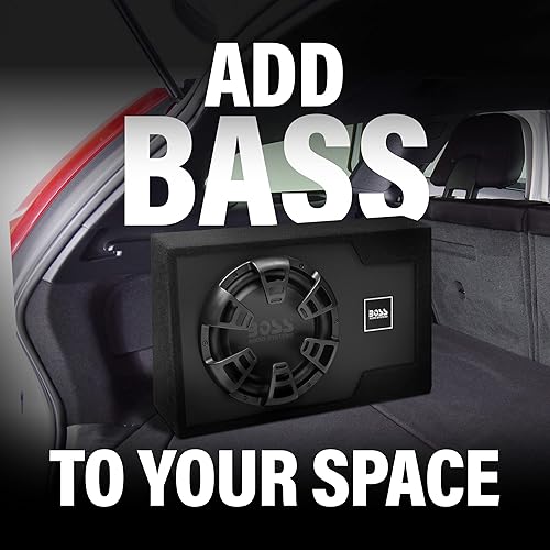 Miniatura 2 de BOSS Audio Systems B12ES - Paquete de subwoofer para automóvil de 12 pulgadas, 1200 de alto rendimiento, amplificador integrado, perfil bajo,