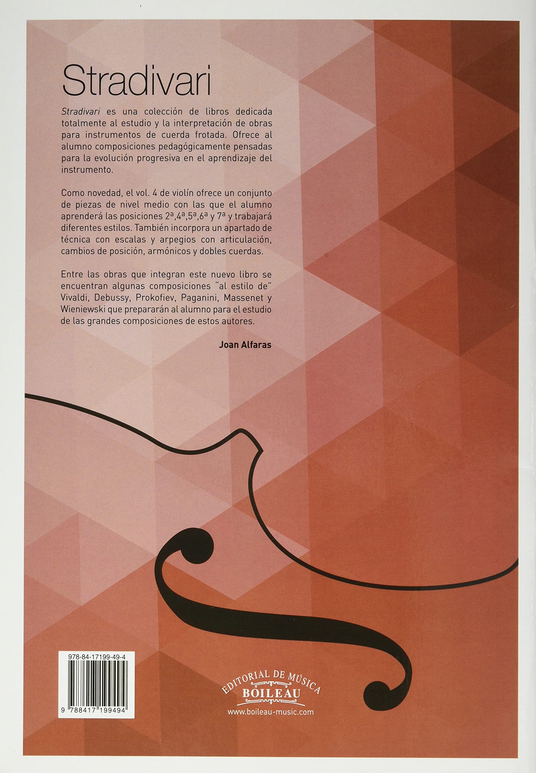 Stradivari 4 Violín Castellano + CD - NUEVA EDICIÓN