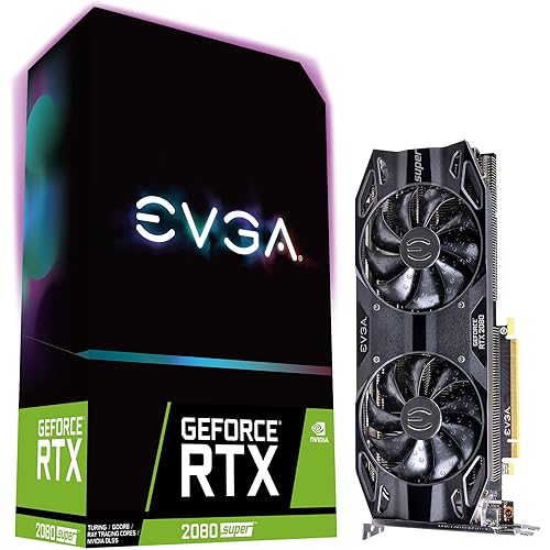 EVGA 08G-P4-3081-KR, GeForce RTX 2080 Super Black Gaming, 8GB GDDR6