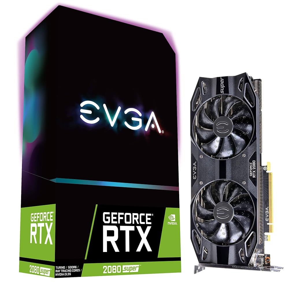 グラフィックボード・グラボ・ビデオカード EVGA RTX 2080 Super EVGA GeForce RTX 2080 SUPER BLACK : Amazon.pl: Elektronika