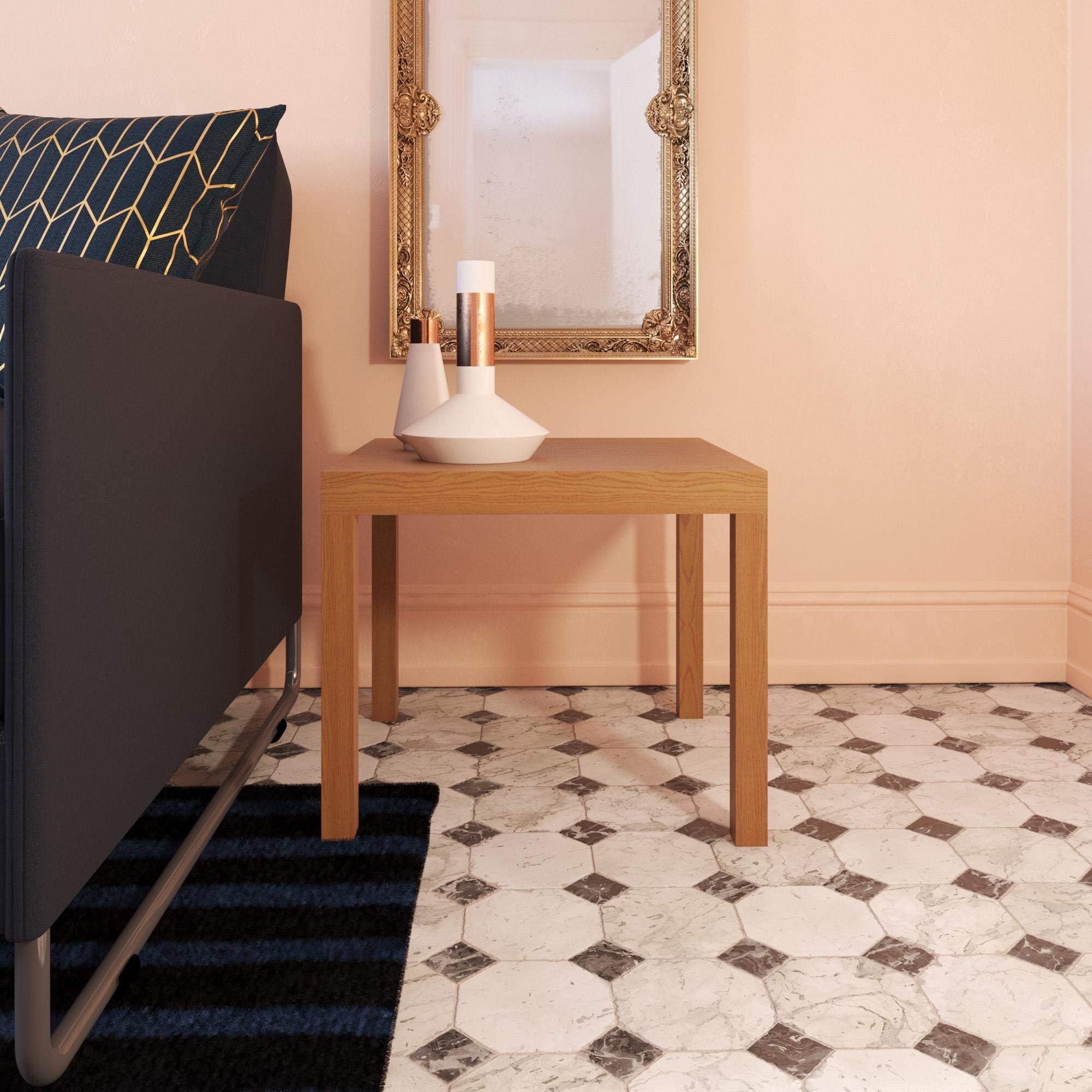 DHP Parsons Modern End Table, Natural