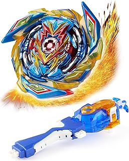 Bey Battling Tops Burst SuperKing Booster B-163 Brave Valkyrie EV' 2A with Bey Blade Launcher and Grip Battle Game Set Right Spin DB Layer System Gyro Toys Set Gifts for Kids Children Boys