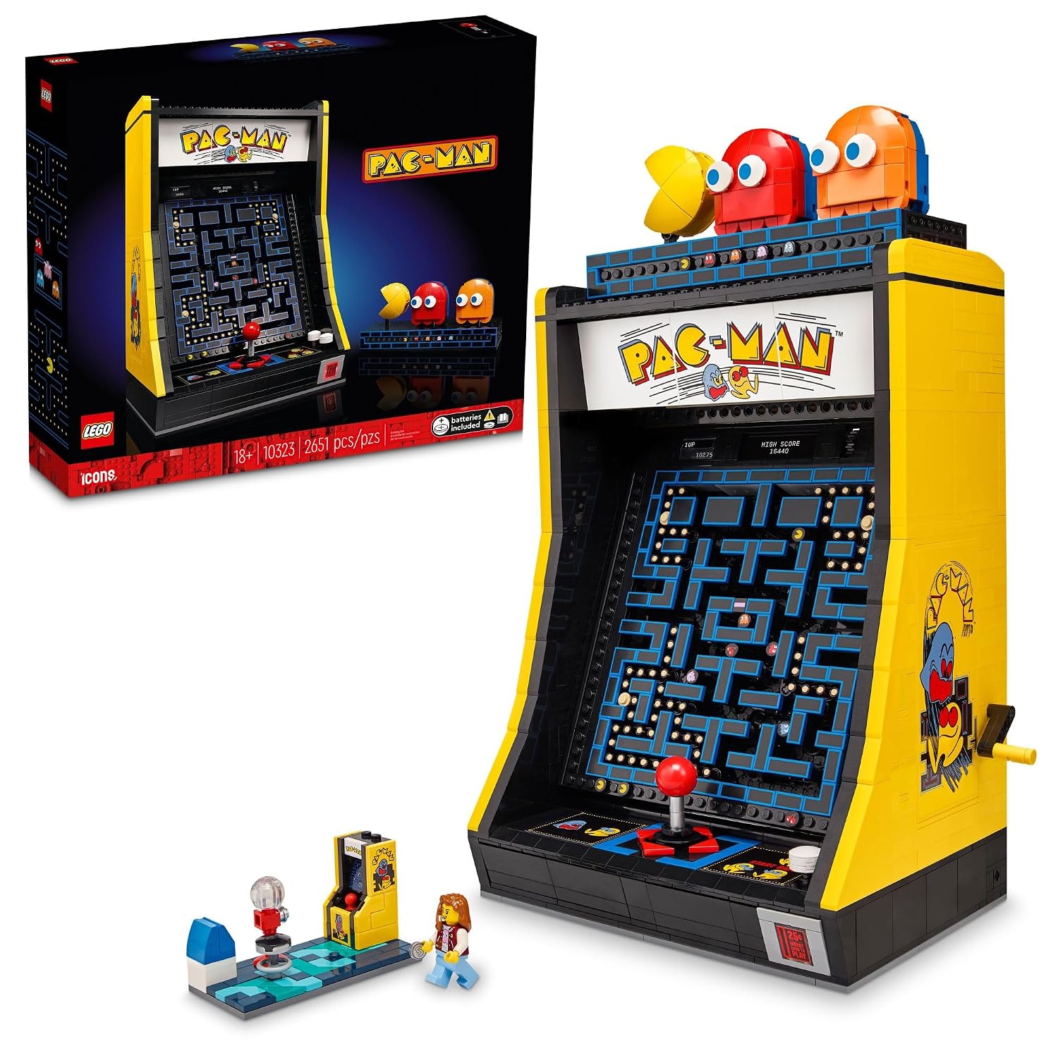 LEGO Icons PAC-Man Arcade Building Set