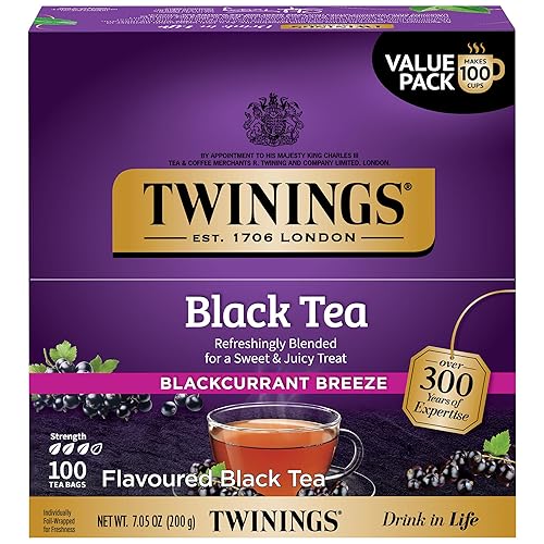 Miniatura 146 de Twinings Bolsas de té de hierbas de menta pura, envueltas individualmente, 100 unidades (paquete de 1), sabor a menta fresca, naturalmente sin