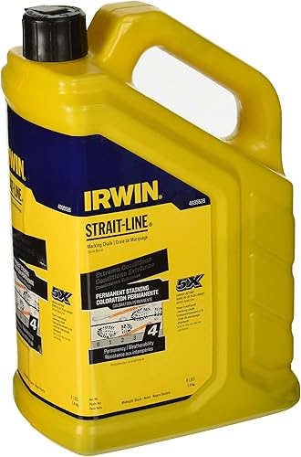 Miniatura 7 de IRWIN Tools STRAIT-LINE - Tiza permanente para marcas, rojo carmesí, 6 onzas (4935519) (paquete de 3)