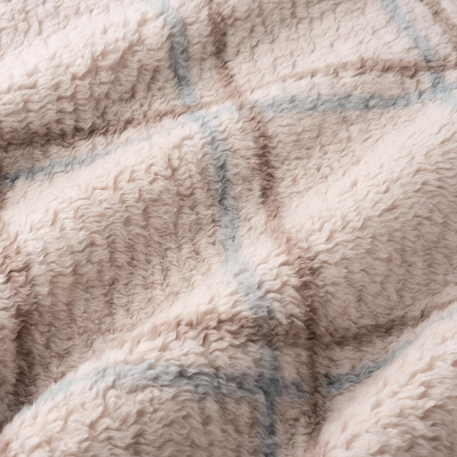 Berkshire Blanket Double Sided Sherpa Wearable Blanket,Warm Cozy Shawl with Pockets Plush Cape Wrap - Image 8