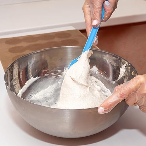 Miniatura 7 de Juego de 5 espátulas delgadas de silicona, espátulas de goma de grado alimenticio para hornear, cocinar y mezclar, resistentes al calor,