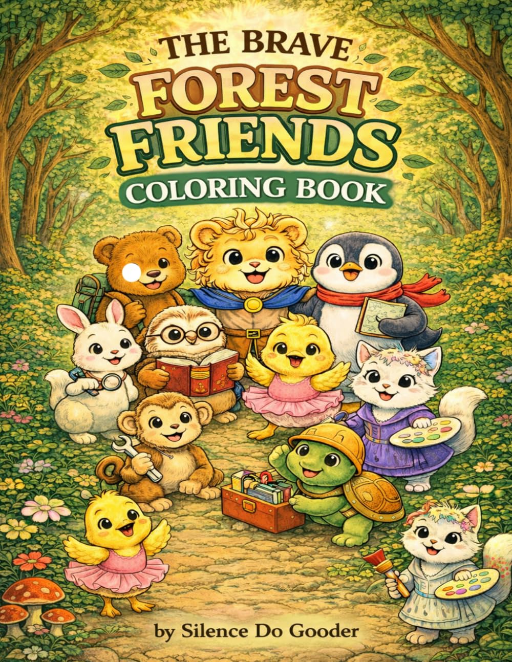The Brave Forest Friends - Coloring Book: Introducing the Characters