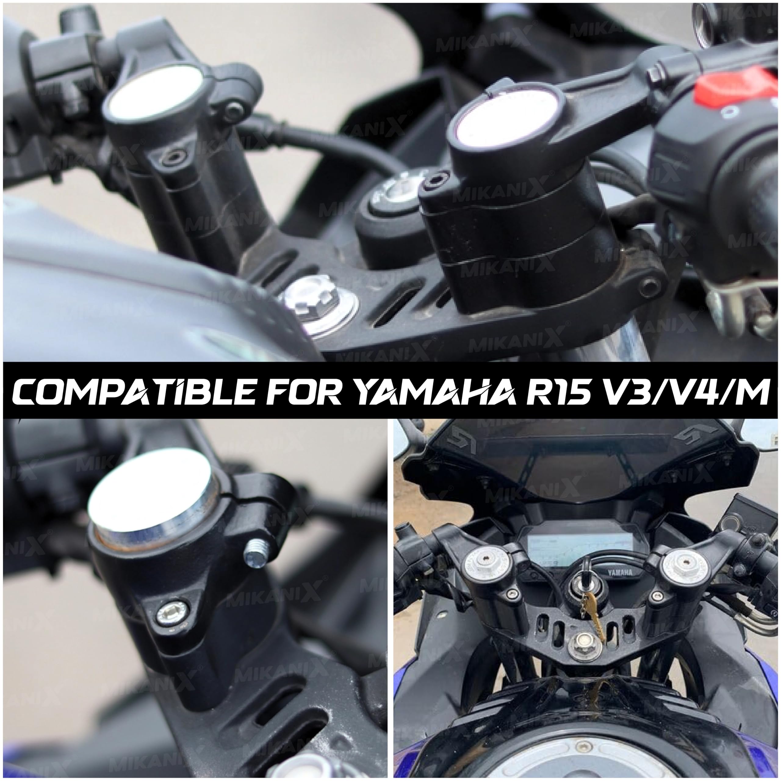 OBEROI'S TRADERS R15 V4 & M Handle Riser/Raiser Handlebar Height