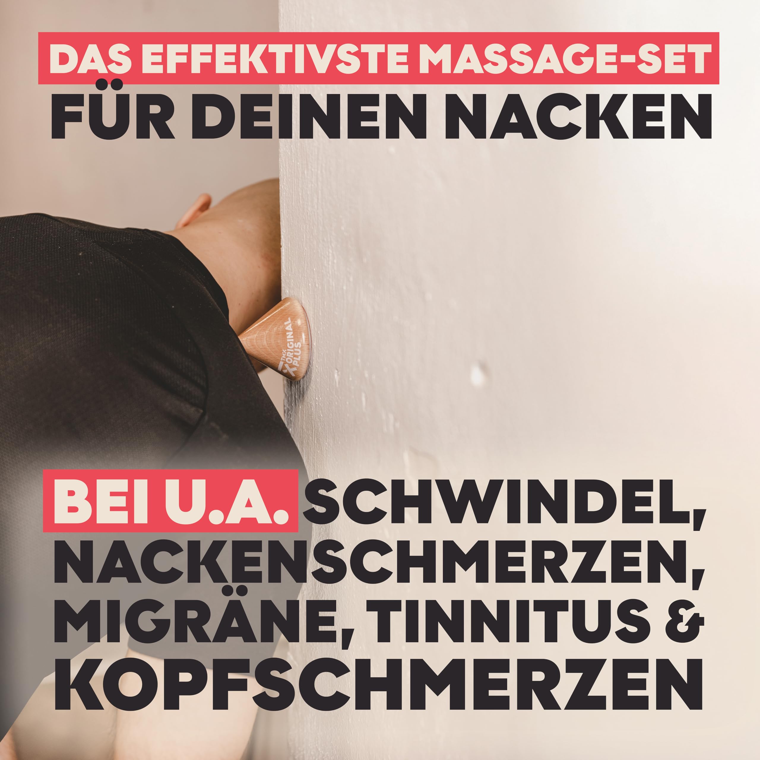 TMX® Kopf-Nacken-Bundle | Massage-Set | Akupressur gegen muskuläre Kopf- und Nackenschmerzen | Schmerzpunktmassage | Triggerpunktdrücker | Triggerpoint-Massage | 2 Trigger-Tools in einem Set