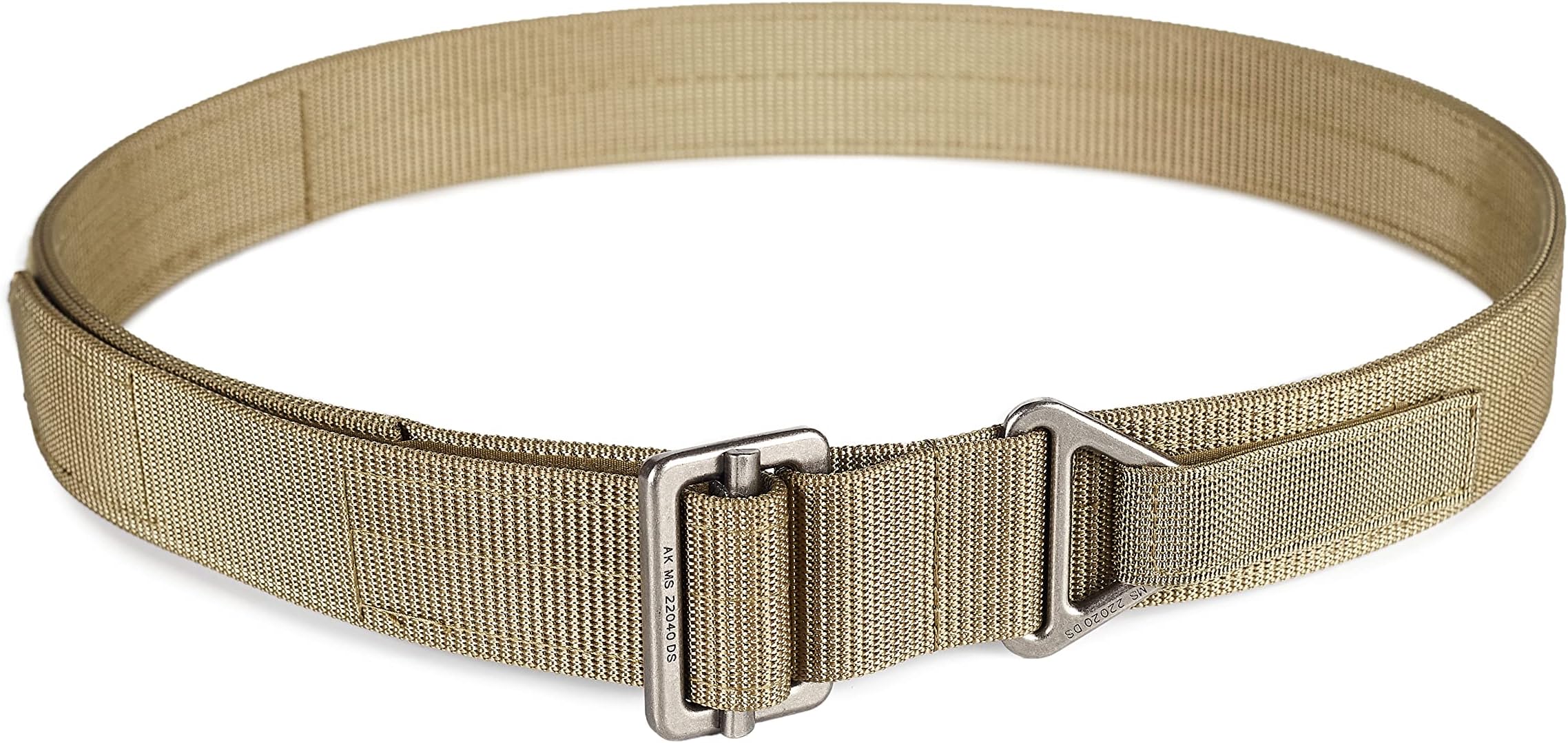 WOLF TACTICAL Heavy Duty Rigger Belt Double Layer Reinforced Emergency Rescue Belt Low Profile Carry for EDC, Survival, Nature Reserve, Hunting, CCW, Combat Mission, Medium (34-39)