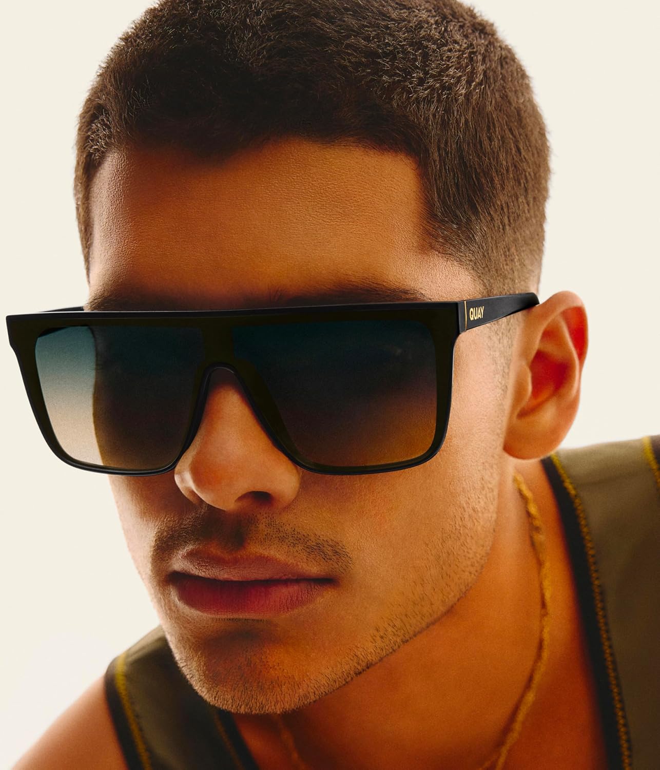 QUAY Unisex Nightfall Medium Shield Sunglasses - Image 5