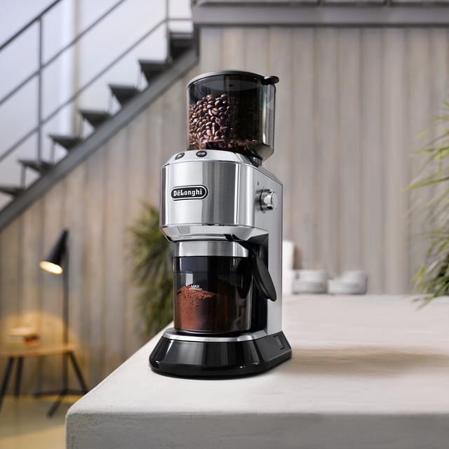 DeLonghi Dedica Conical Burr Coffee Grinder KG521.M, Stainless