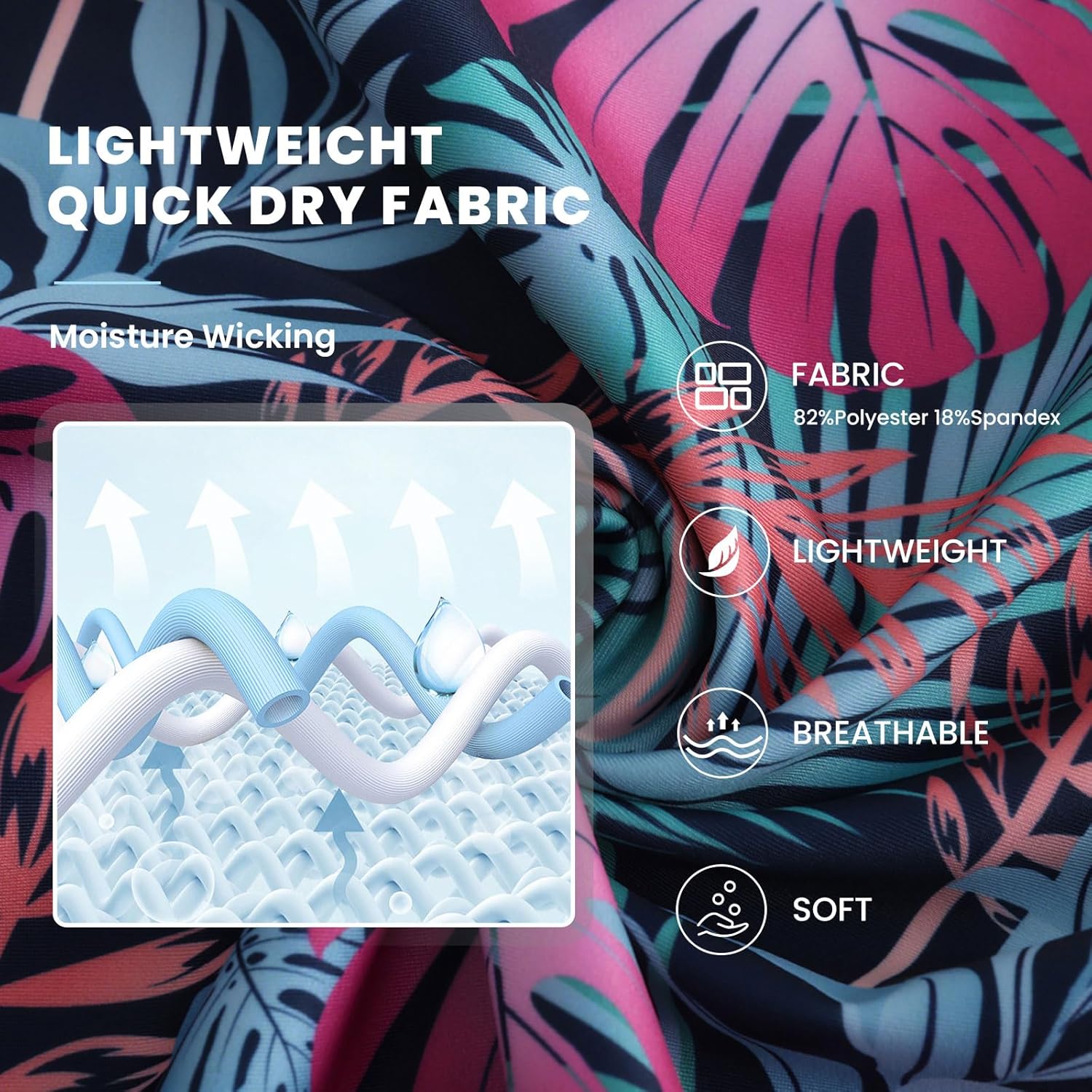 HODOSPORTS Women's Plus Size Rash Guard UPF 50+ Swim Shirt Sun Protection Swimsuit Top Short Sleeve 1X-6X - Image 6