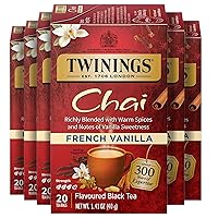 Vista 55 de Twinings Gingerbread Joy Té Negro en Bolsas Envueltas Individualmente, 20 Unidades (Paquete de 6), Jengibre y Canela, Con Cafeína, Disfrute Caliente