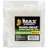 Duck Brand Max Strength Nano-Grab Gel Tape, 1 Inch Diameter Circles, Clear – view 2