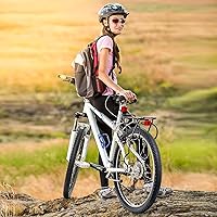 Vista 4 de YUNSCM 2 neumáticos de bicicleta de 26 pulgadas de 26 x 2.10/54-559 y 26 pulgadas, válvulas Schrader compatibles con neumáticos y tubos de bicicleta