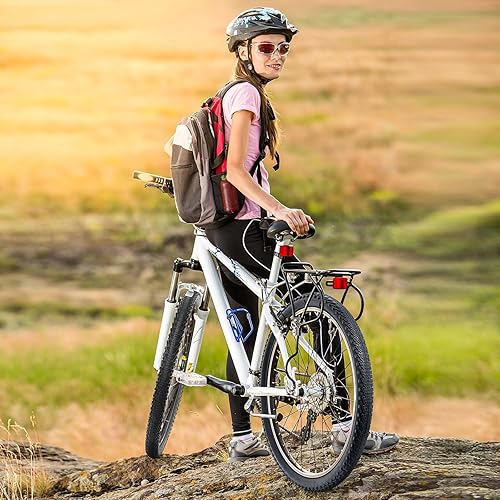 Miniatura 4 de YUNSCM Neumáticos de bicicleta de 26 pulgadas de 26 x 2.1054-559 y 26 pulgadas, válvula Schrader compatible con neumáticos y tubos de bicicleta todo