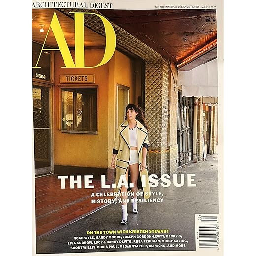 Architectural Digest Usa Magazine March 2026 The L.A. Issue A Celebration Of Style, History, And Resiliency