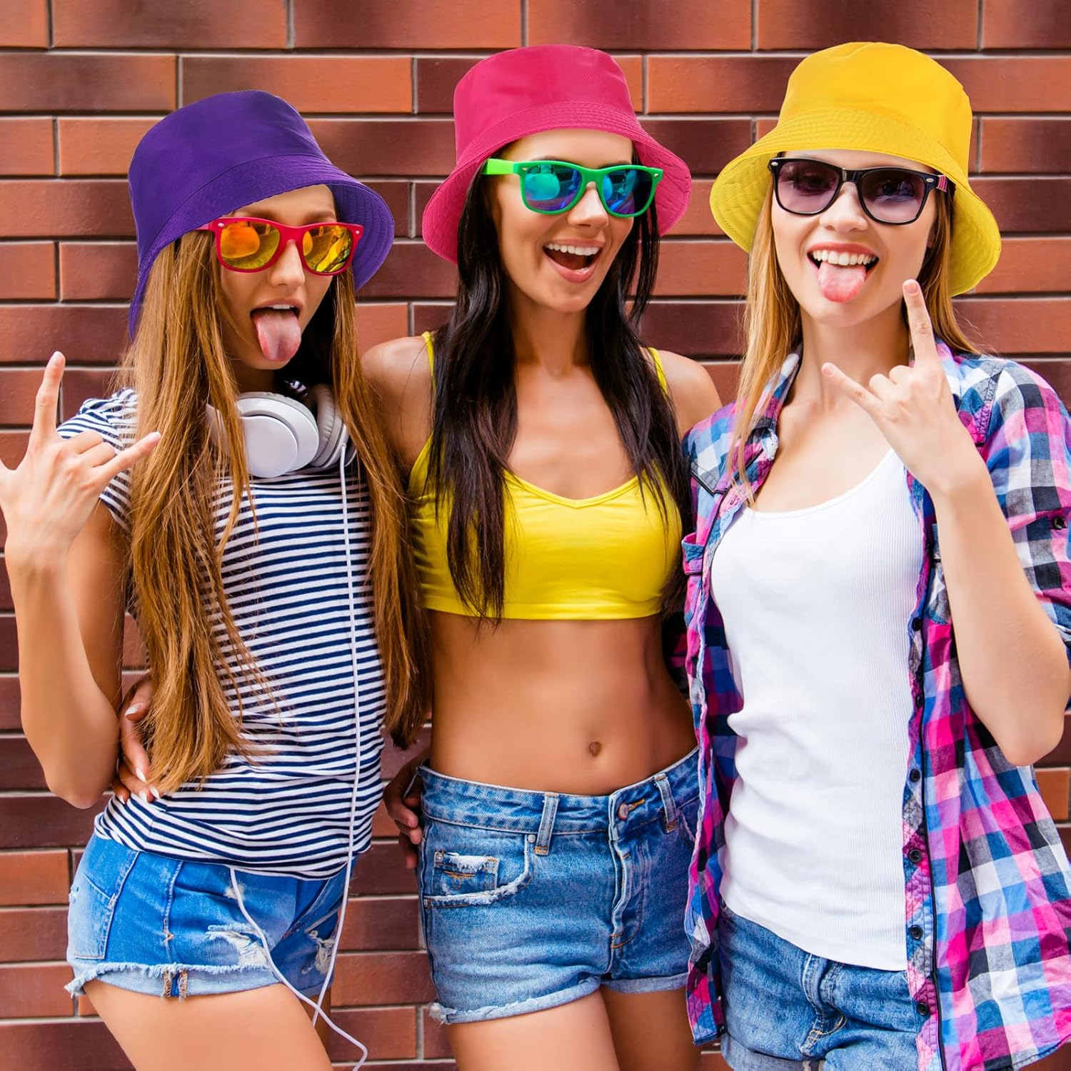 Haysandy Bulk Bucket Hats for Summer Camps Sun Protection Quick Dry Fishing Hats for Teams and Group Events