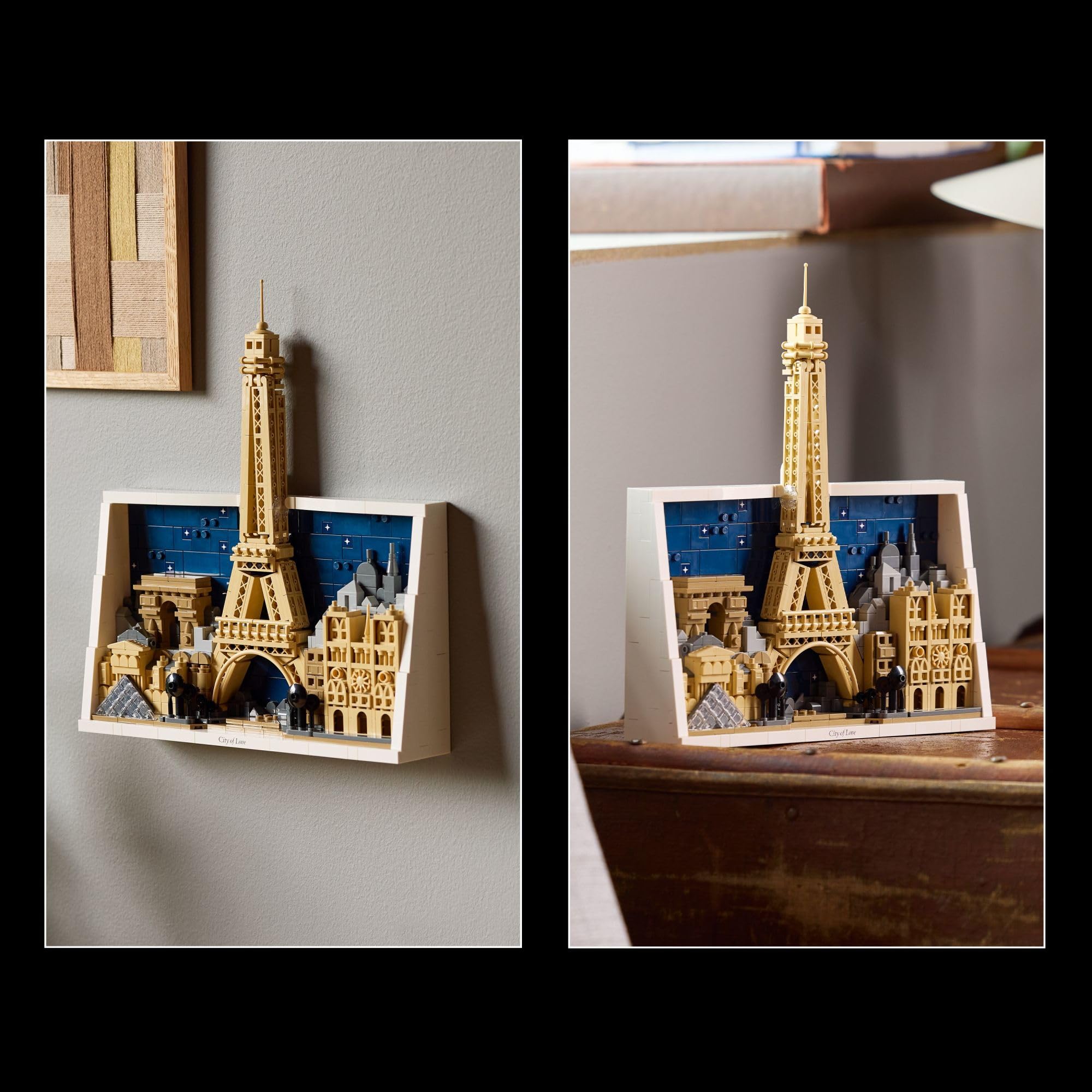 LEGO Architecture Paris – City of Love Building Set for Adults - DIY Office or Bedroom Decor for Women & Men, Ages 18+ - Buildable Frame to Hang or Stand for Display - Gift Idea for Birthdays - 21064
