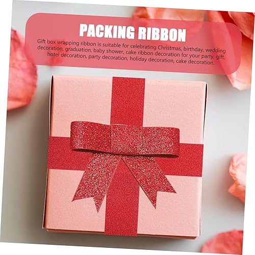 Miniatura 6 de Didiseaon 2 Rollos de Cinta de Fiesta Favores Fiesta de Vacaciones Decoración de Boda Listones para Manualidades Accesorios Pastel Poliéster